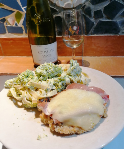 Escalope Milanaise gratinée