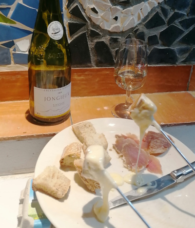 Cheese fondue from Savoy