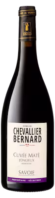 Bouteille de Jongieux Rouge - Mondeuse Cuvée Matè, Domaine Chevallier Bernard - vin rouge de Savoie fruité, tannique et épicé